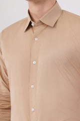 Desert Beige Giza Cotton Shirt – Premium Formal Wear - KakahuDesert Beige Giza Cotton Shirt – Premium Formal WearKakahuKakahu