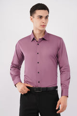 Dusty Rose Giza Satin Cotton Shirt – Luxury Formal Wear - KakahuDusty Rose Giza Satin Cotton Shirt – Luxury Formal WearKakahuKakahu