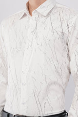 Imported Creasing Ivory White Crackle Shirt – Premium Statement Wear - KakahuImported Creasing Ivory White Crackle Shirt – Premium Statement WearKakahuKakahu