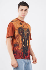 Ivory Fire DTG Printed Organic Flex T-Shirt – Sustainable Style - KakahuIvory Fire DTG Printed Organic Flex T-Shirt – Sustainable StyleKakahuKakahu