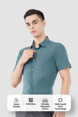 Stitchless Premier Green Shirt – Seamless Modern Luxury - KakahuStitchless Premier Green Shirt – Seamless Modern LuxuryKakahuKakahu