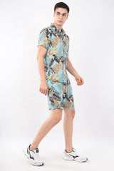 Tropical Paradise Co - Ord Set – Vibrant Printed Vacation Wear - KakahuTropical Paradise Co - Ord Set – Vibrant Printed Vacation WearKakahuKakahu