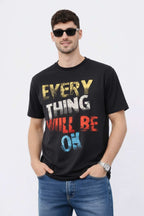 The Optimist Printed T-Shirt – Front Linen & Back Cotton