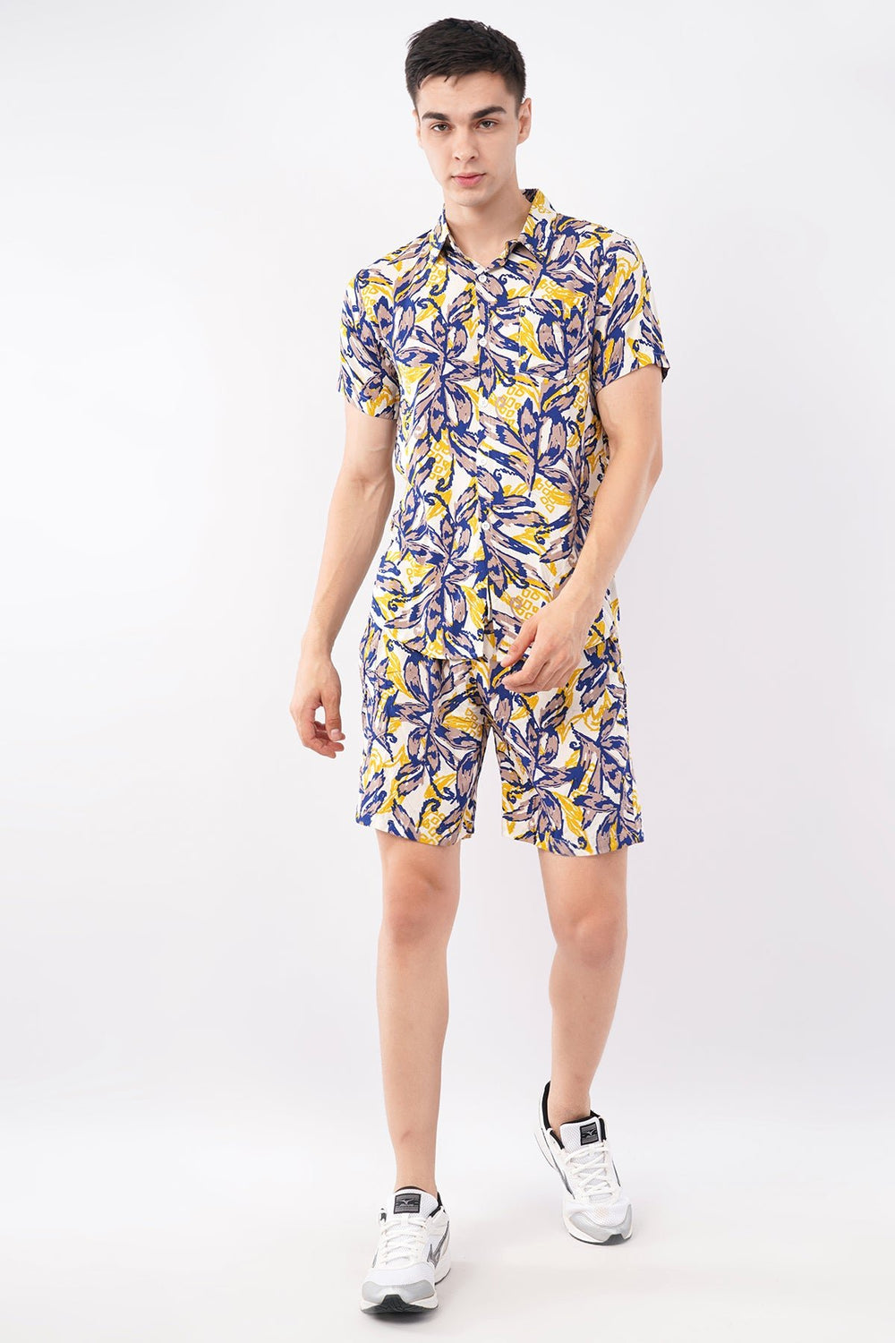 Abstract Tropical Co - Ord Set – Modern Printed Vacation Wear - KakahuAbstract Tropical Co - Ord Set – Modern Printed Vacation WearKakahuKakahu