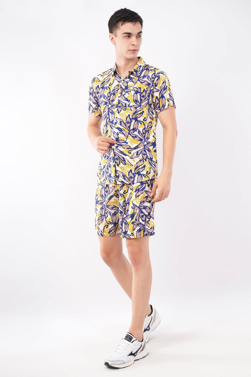 Abstract Tropical Co - Ord Set – Modern Printed Vacation Wear - KakahuAbstract Tropical Co - Ord Set – Modern Printed Vacation WearKakahuKakahu