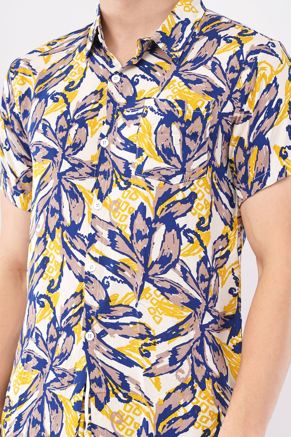 Abstract Tropical Co - Ord Set – Modern Printed Vacation Wear - KakahuAbstract Tropical Co - Ord Set – Modern Printed Vacation WearKakahuKakahu