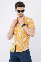 Amber Tropical Print Casual Shirt – Vibrant Resort Wear - KakahuAmber Tropical Print Casual Shirt – Vibrant Resort WearKakahuKakahu