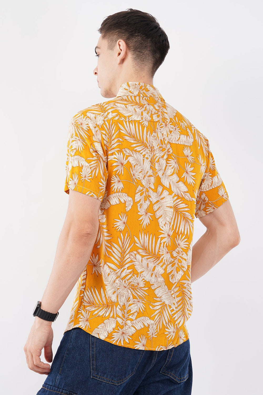 Amber Tropical Print Casual Shirt – Vibrant Resort Wear - KakahuAmber Tropical Print Casual Shirt – Vibrant Resort WearKakahuKakahu