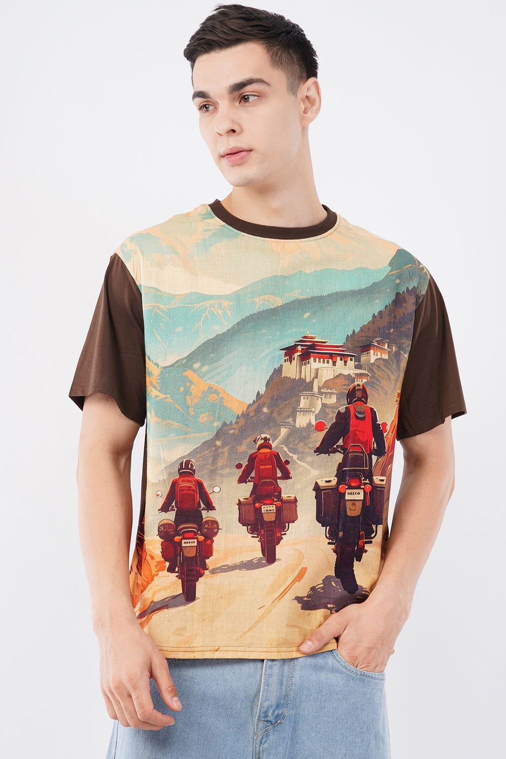 Bikers Nirvana DTG Printed Organic Flex T-Shirt – Premium Eco Streetwear - KakahuBikers Nirvana DTG Printed Organic Flex T-Shirt – Premium Eco StreetwearKakahuKakahu