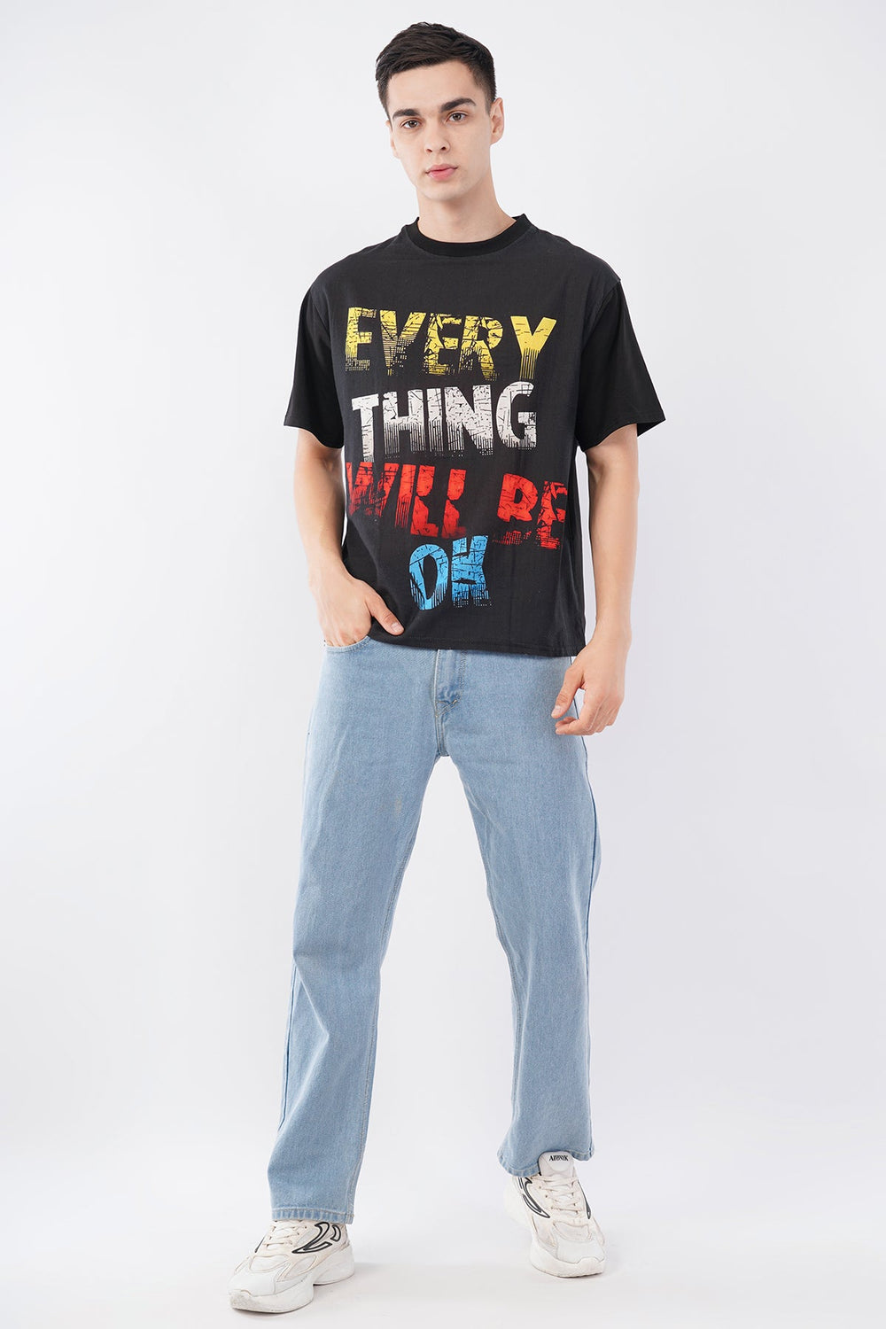 Black Typography DTG Printed Organic Flex T-Shirt – Modern Sustainable Wea - KakahuBlack Typography DTG Printed Organic Flex T-Shirt – Modern Sustainable WeaKakahuKakahu