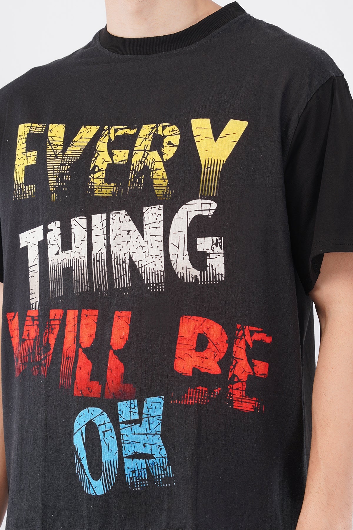 Black Typography DTG Printed Organic Flex T-Shirt – Modern Sustainable Wea - KakahuBlack Typography DTG Printed Organic Flex T-Shirt – Modern Sustainable WeaKakahuKakahu
