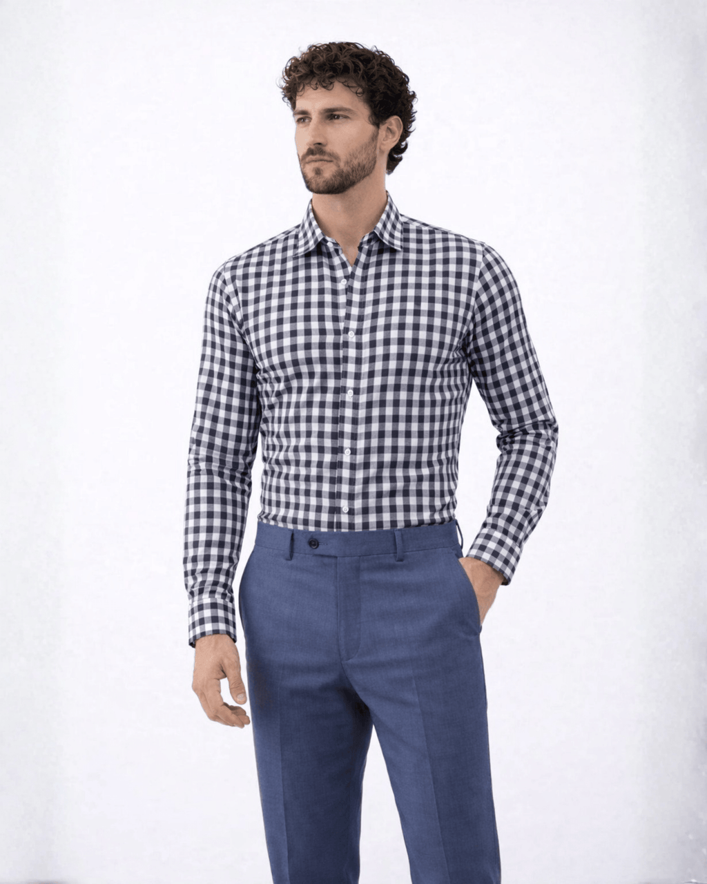Classic Black & White Check Shirt – Timeless Casual Wear - KakahuClassic Black & White Check Shirt – Timeless Casual WearKakahuKakahu