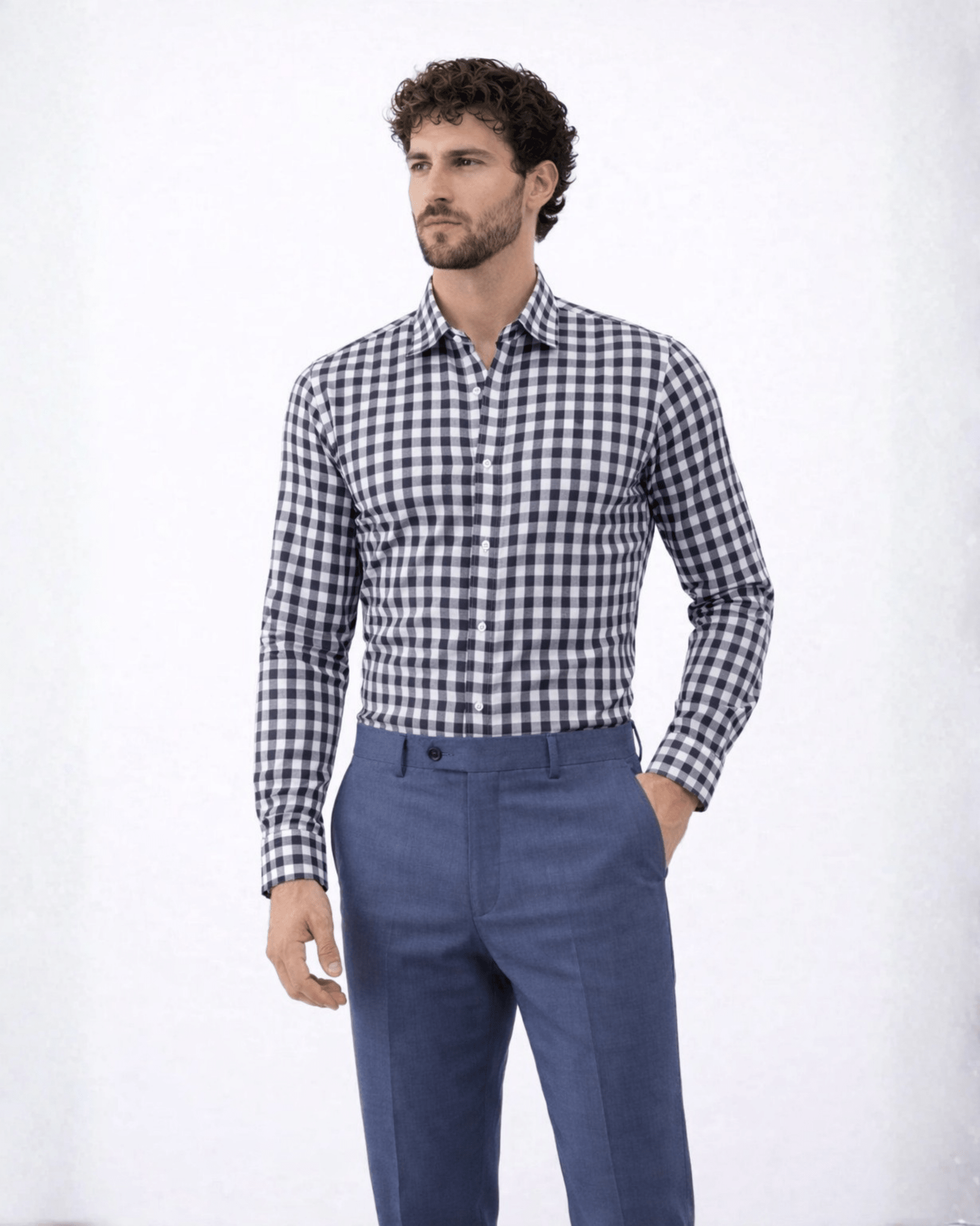 Classic Black & White Check Shirt – Timeless Casual Wear - KakahuClassic Black & White Check Shirt – Timeless Casual WearKakahuKakahu