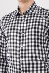 Classic Black & White Check Shirt – Timeless Casual Wear - KakahuClassic Black & White Check Shirt – Timeless Casual WearKakahuKakahu