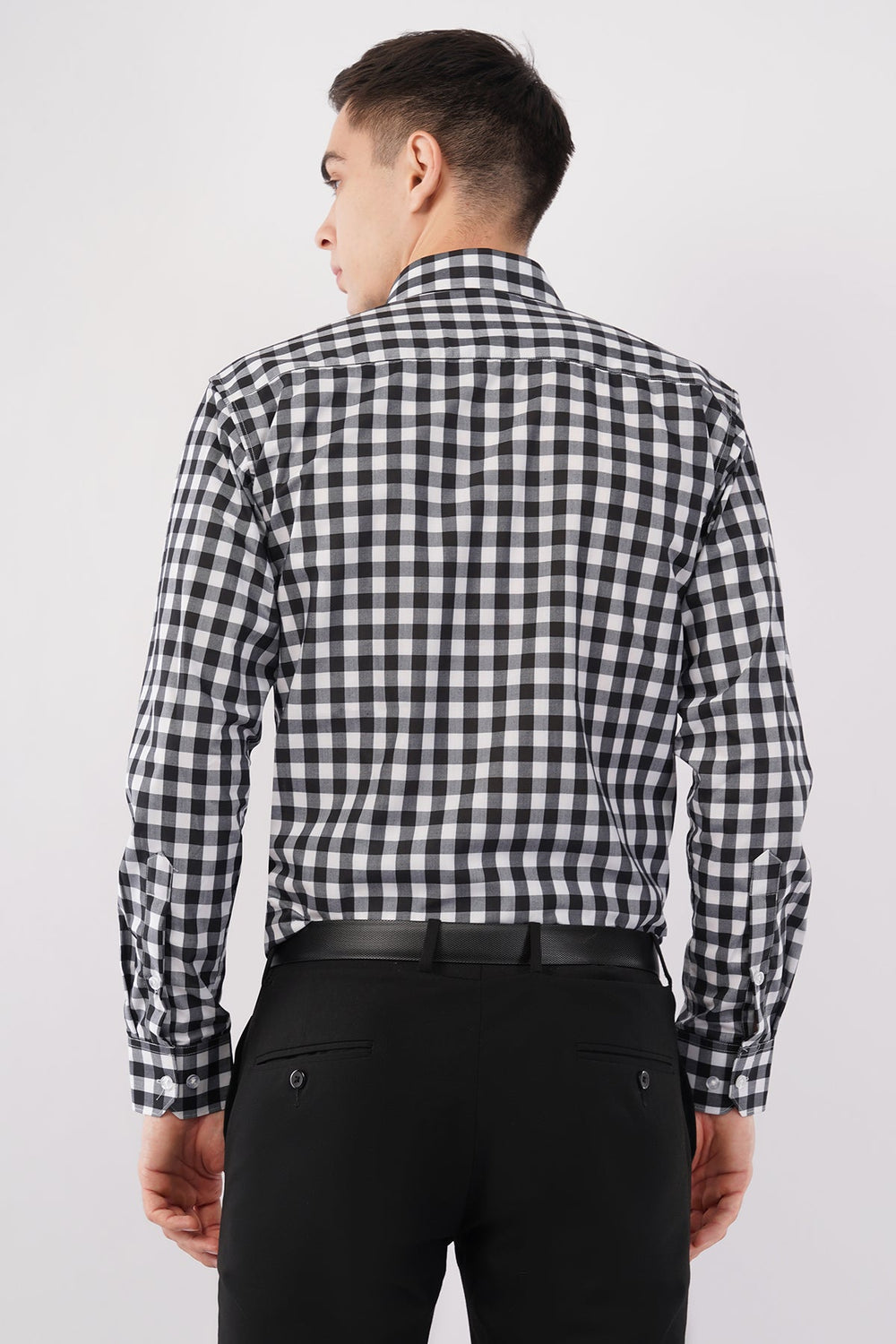 Classic Black & White Check Shirt – Timeless Casual Wear - KakahuClassic Black & White Check Shirt – Timeless Casual WearKakahuKakahu