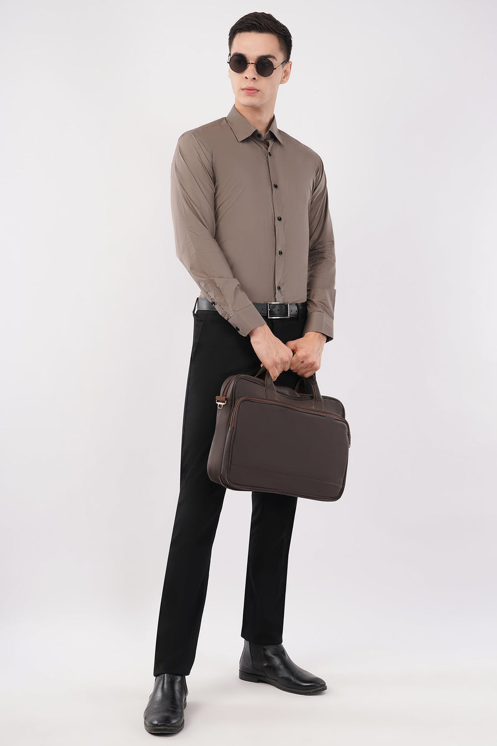 ClayTone Giza Cotton Shirt – Premium Elegant Wear - KakahuClayTone Giza Cotton Shirt – Premium Elegant WearKakahuKakahu