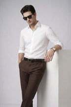 Crisp White Giza Cotton Shirt – Premium Formal Wear - KakahuCrisp White Giza Cotton Shirt – Premium Formal WearKakahuKakahu