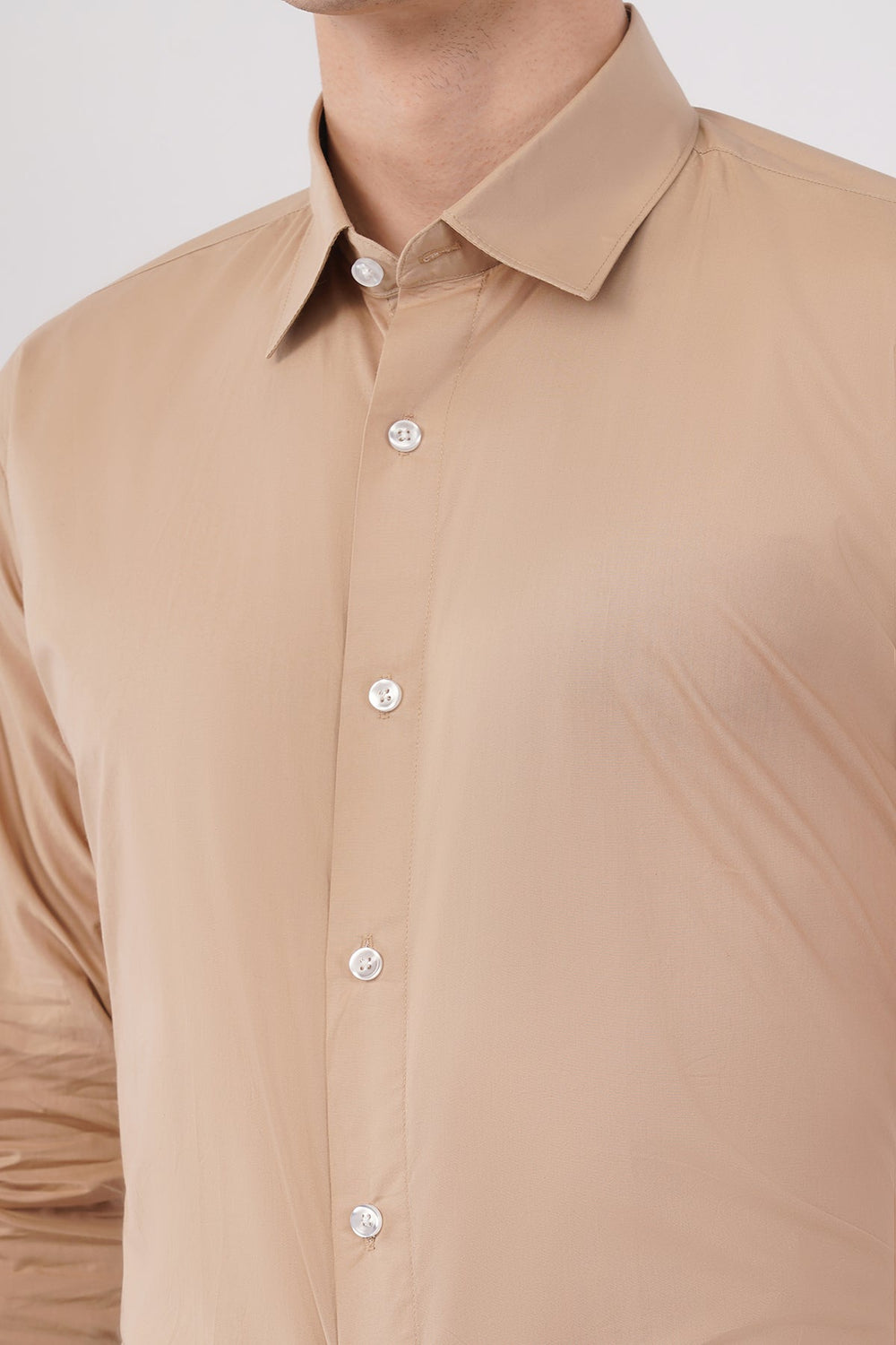 Desert Beige Giza Cotton Shirt – Premium Formal Wear - KakahuDesert Beige Giza Cotton Shirt – Premium Formal WearKakahuKakahu