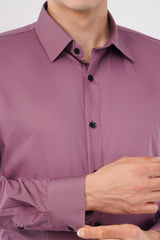 Dusty Rose Giza Satin Cotton Shirt – Luxury Formal Wear - KakahuDusty Rose Giza Satin Cotton Shirt – Luxury Formal WearKakahuKakahu