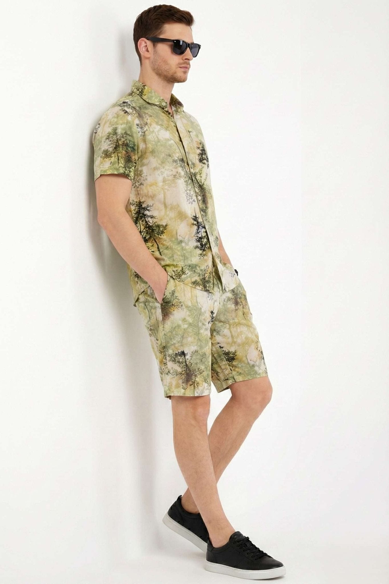 Forest Print Co - Ord Set – Bold Tropical Casual Wear - KakahuForest Print Co - Ord Set – Bold Tropical Casual WearKakahuKakahu