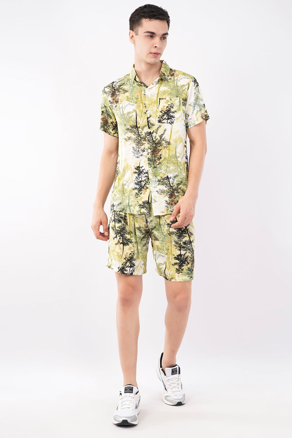 Forest Print Co - Ord Set – Bold Tropical Casual Wear - KakahuForest Print Co - Ord Set – Bold Tropical Casual WearKakahuKakahu