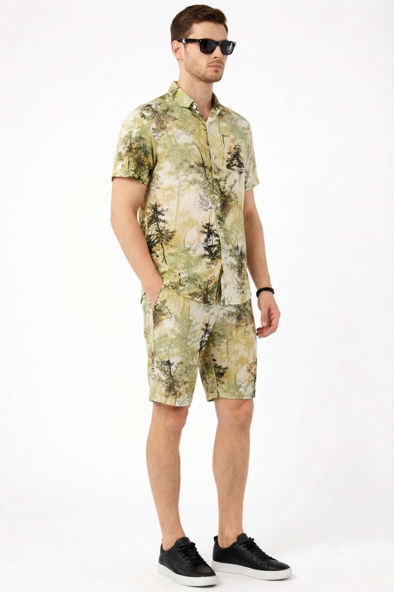 Forest Print Co - Ord Set – Bold Tropical Casual Wear - KakahuForest Print Co - Ord Set – Bold Tropical Casual WearKakahuKakahu