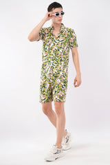 Green Floral Co - Ord Set – Stylish Printed Summer Wear - KakahuGreen Floral Co - Ord Set – Stylish Printed Summer WearKakahuKakahu