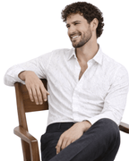 Imported Creasing Ivory White Crackle Shirt – Premium Statement Wear - KakahuImported Creasing Ivory White Crackle Shirt – Premium Statement WearKakahuKakahu