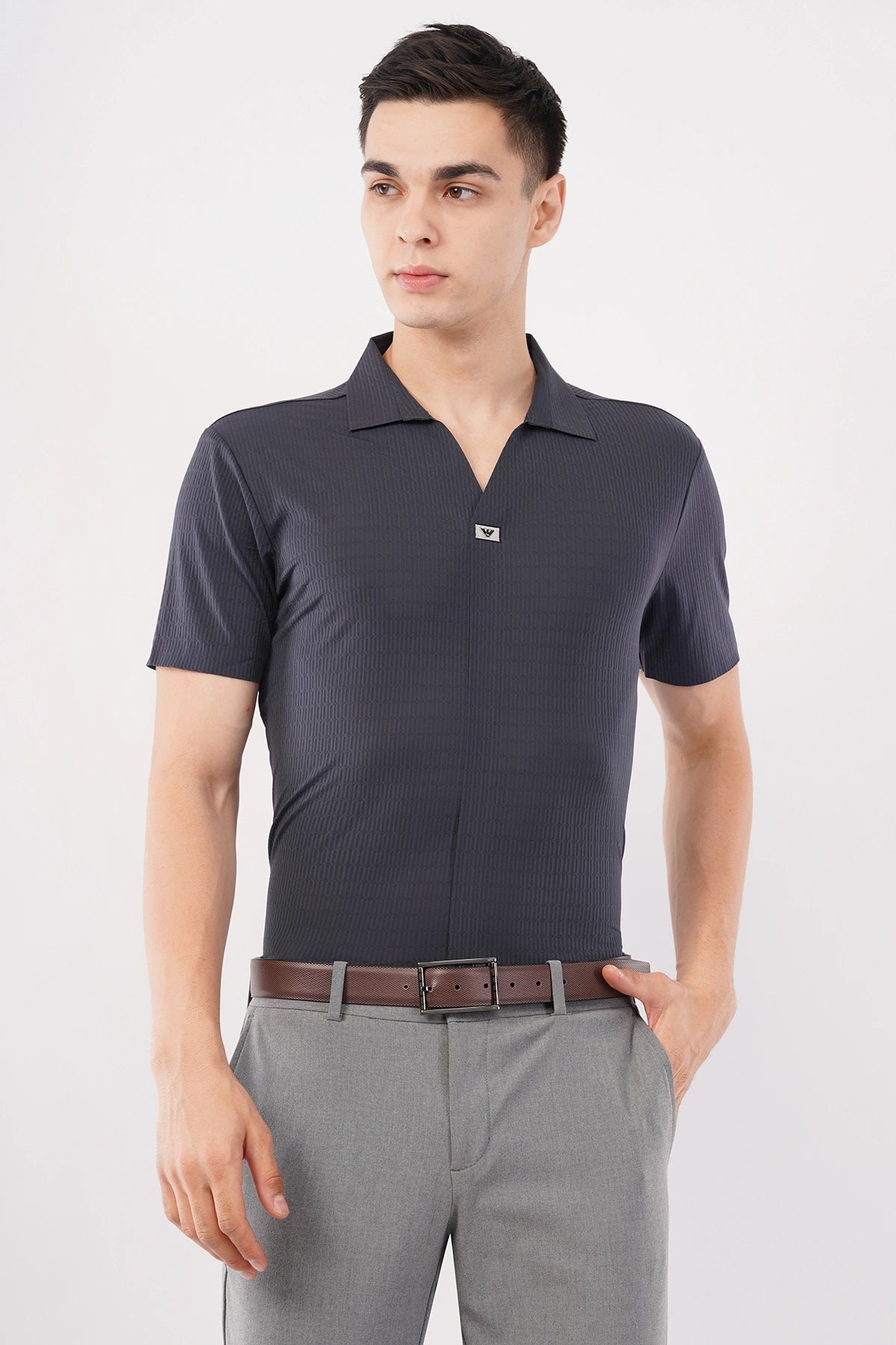 Midnight Elite Polo Professional Shirt – Seamless Office Wear - KakahuMidnight Elite Polo Professional Shirt – Seamless Office WearKakahuKakahu