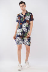 Multi - Color Tropical Print Co - Ord Set – Vibrant Summer Wear - KakahuMulti - Color Tropical Print Co - Ord Set – Vibrant Summer WearKakahuKakahu