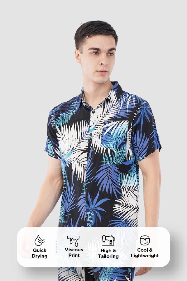 Ocean Blue Tropical Co - Ord Set – Premium Vacation Wear - KakahuOcean Blue Tropical Co - Ord Set – Premium Vacation WearKakahuKakahu