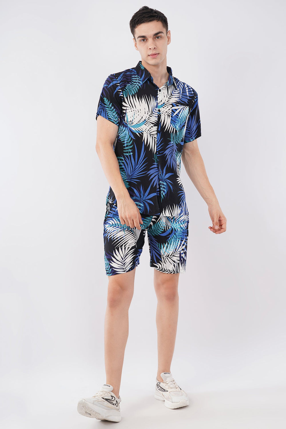 Ocean Blue Tropical Co - Ord Set – Premium Vacation Wear - KakahuOcean Blue Tropical Co - Ord Set – Premium Vacation WearKakahuKakahu