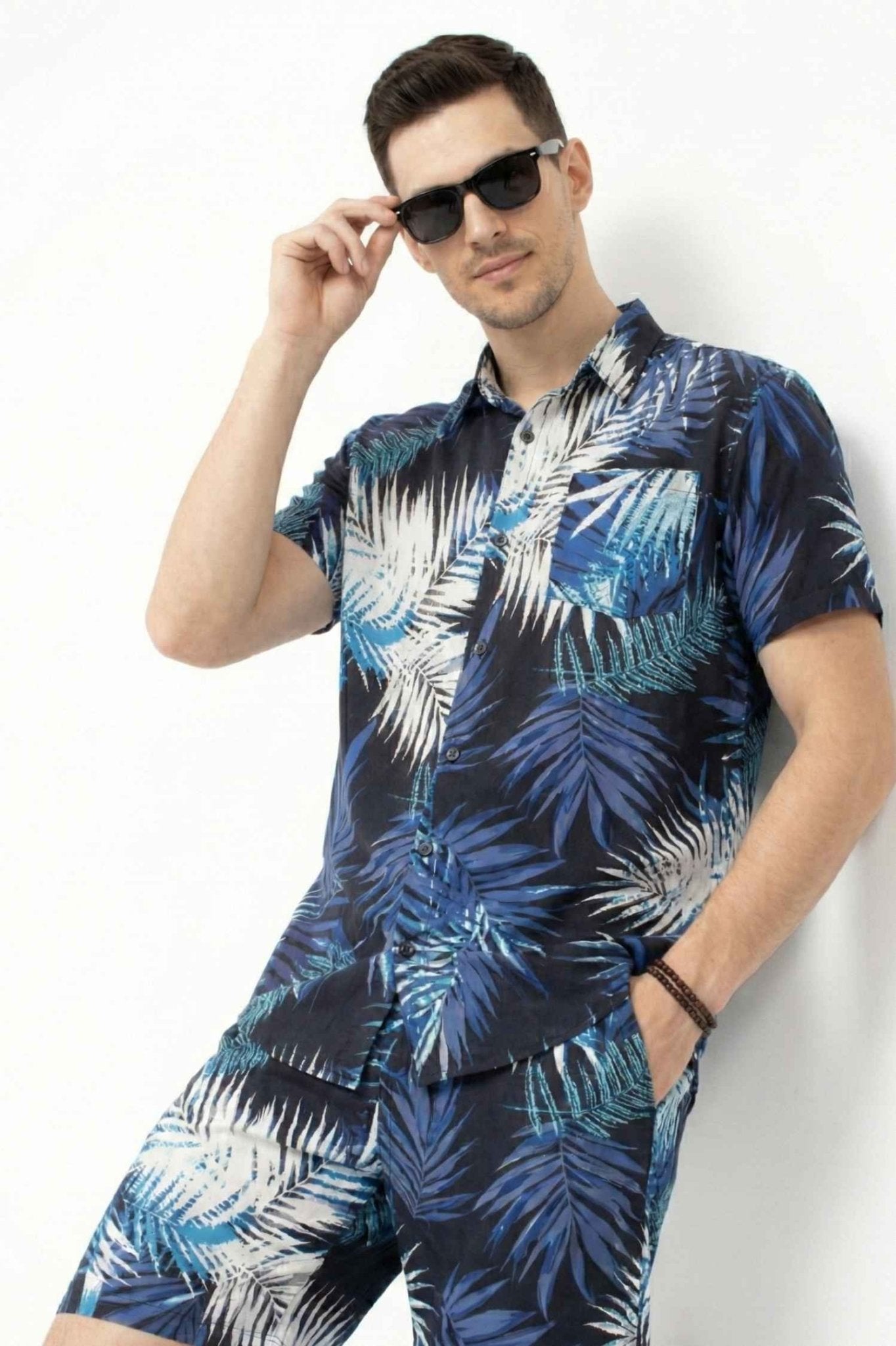 Ocean Blue Tropical Co - Ord Set – Premium Vacation Wear - KakahuOcean Blue Tropical Co - Ord Set – Premium Vacation WearKakahuKakahu