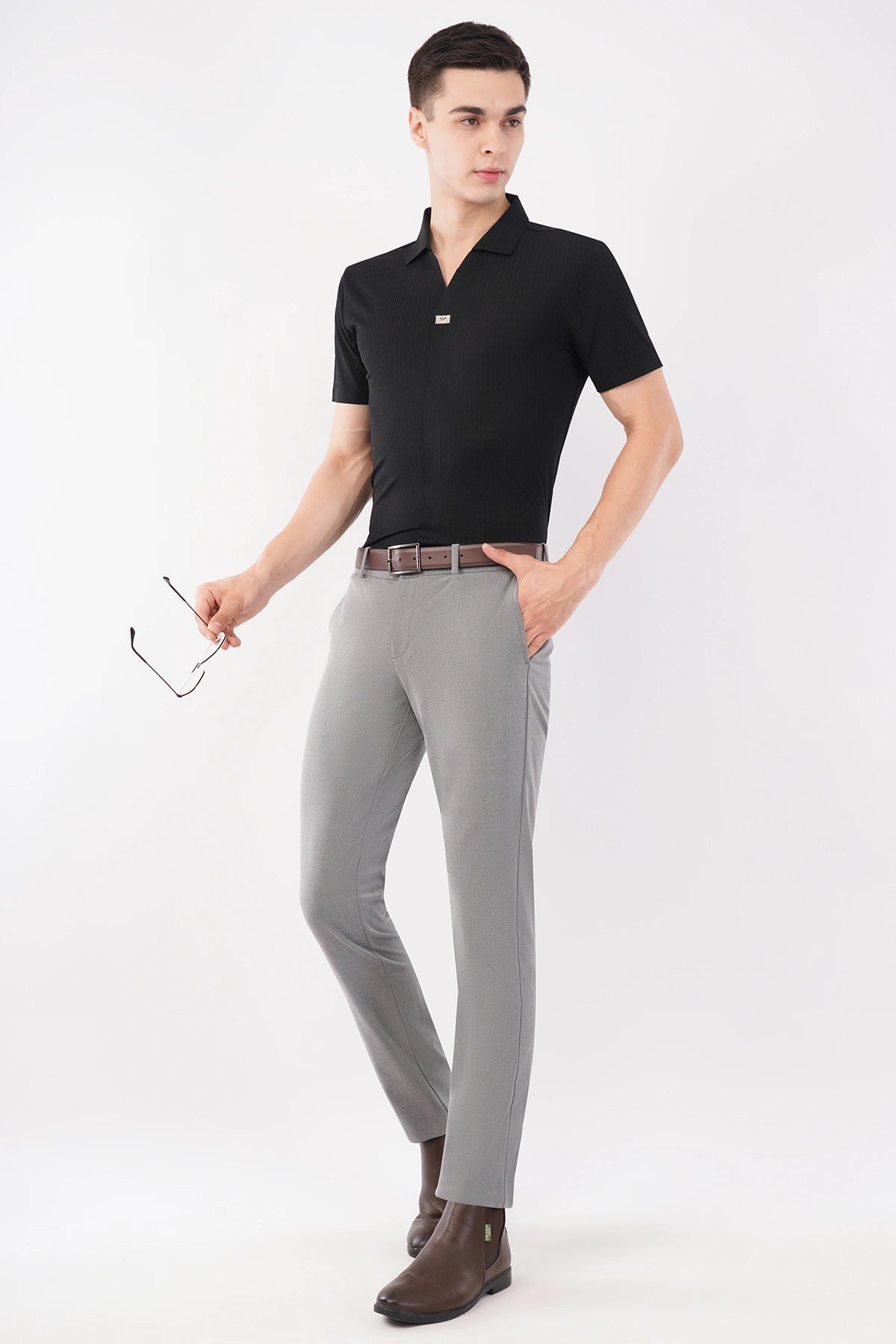 Onyx Black Polo – Highest Breathable - KakahuOnyx Black Polo – Highest BreathableKakahuKakahu