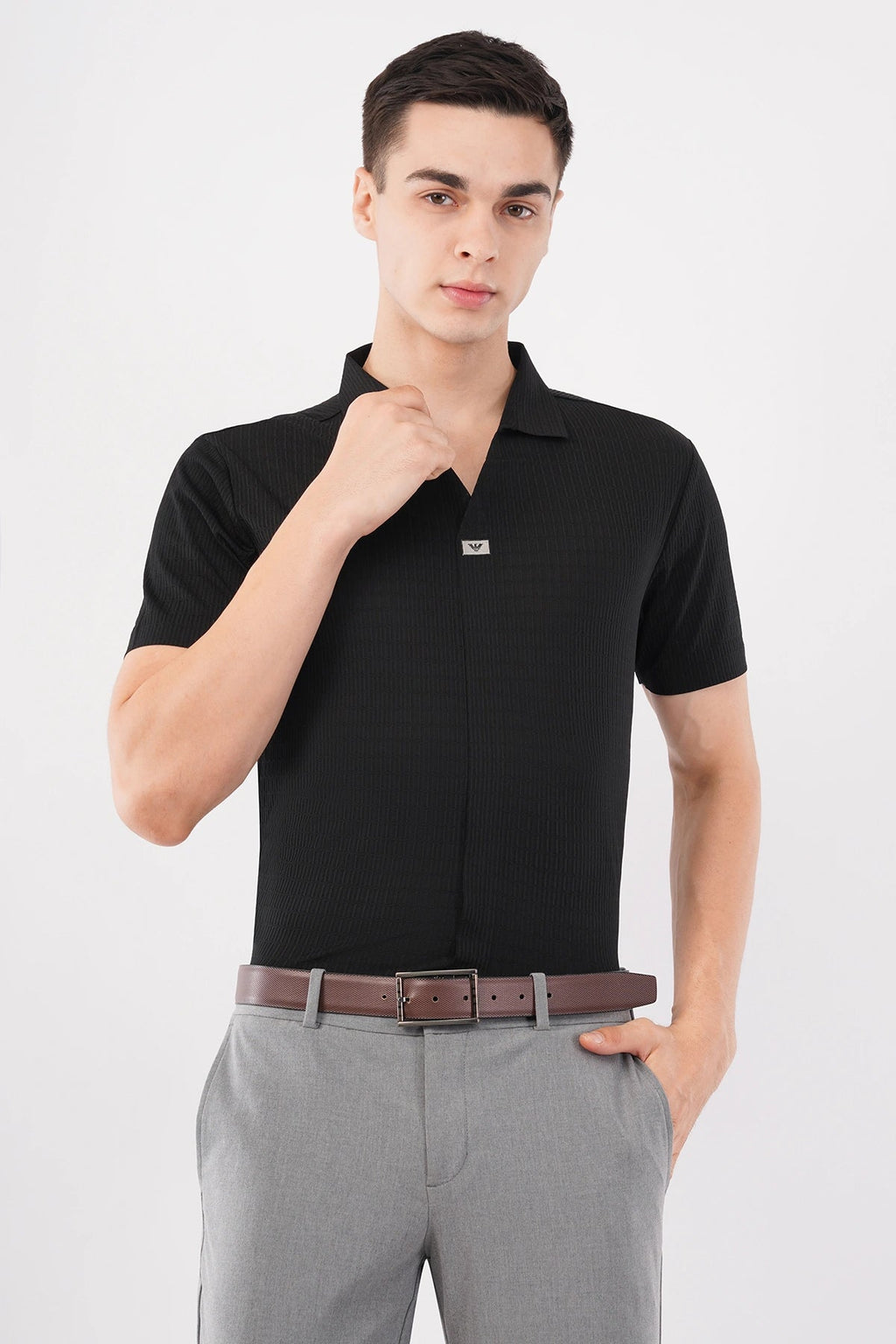Onyx Black Polo – Highest Breathable - KakahuOnyx Black Polo – Highest BreathableKakahuKakahu