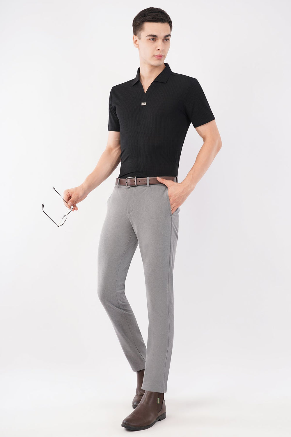 Onyx Black Signature Polo – Highest Breathable T-Shirt - KakahuOnyx Black Signature Polo – Highest Breathable T-ShirtKakahuKakahu