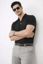 Onyx Black Signature Polo – Highest Breathable T-Shirt - KakahuOnyx Black Signature Polo – Highest Breathable T-ShirtKakahuKakahu