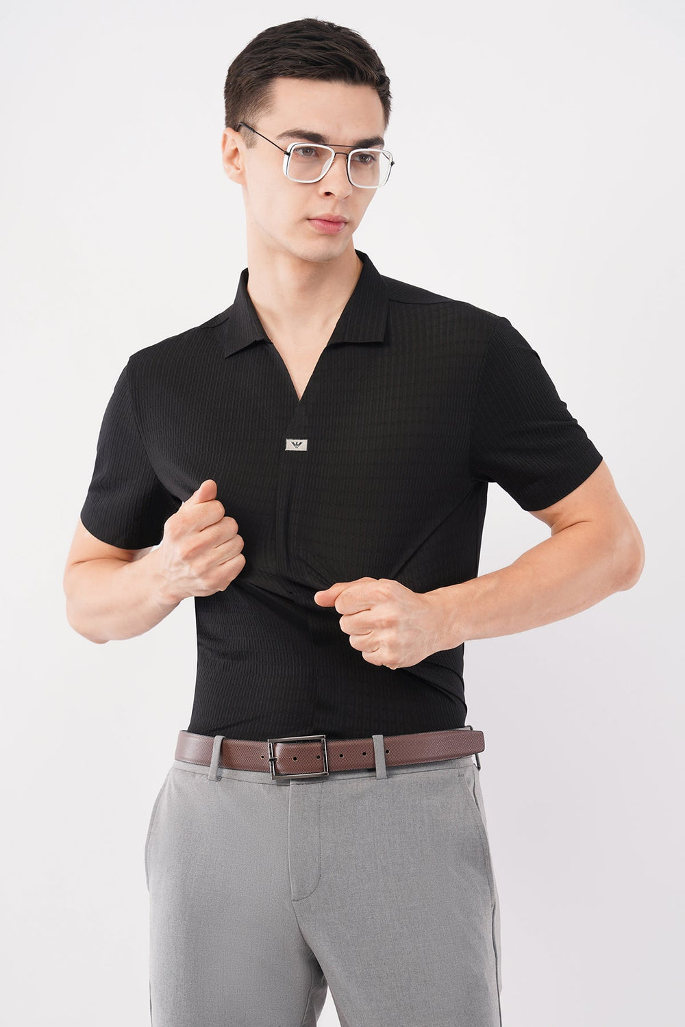 Onyx Black Signature Polo – Highest Breathable T-Shirt - KakahuOnyx Black Signature Polo – Highest Breathable T-ShirtKakahuKakahu