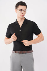 Onyx Black Signature Polo – Highest Breathable T-Shirt - KakahuOnyx Black Signature Polo – Highest Breathable T-ShirtKakahuKakahu