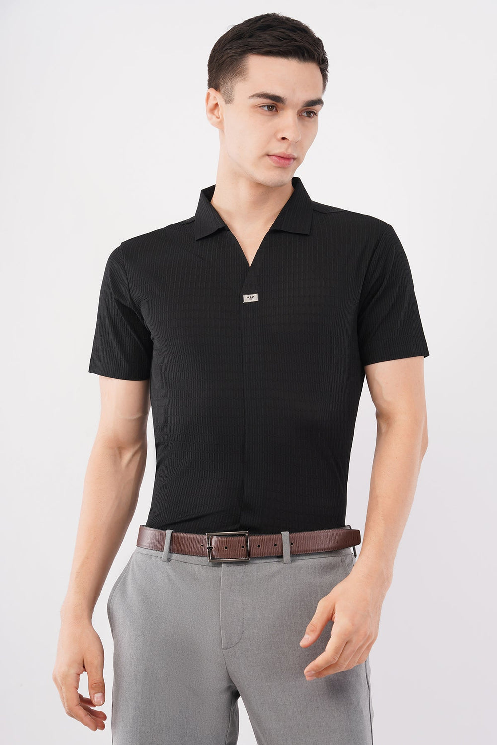 Onyx Black Signature Polo – Highest Breathable T-Shirt - KakahuOnyx Black Signature Polo – Highest Breathable T-ShirtKakahuKakahu