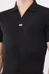 Onyx Black Signature Polo – Highest Breathable T-Shirt - KakahuOnyx Black Signature Polo – Highest Breathable T-ShirtKakahuKakahu