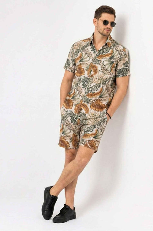 Organic Tropical Co-Ord Set – Eco-Friendly Printed Wear