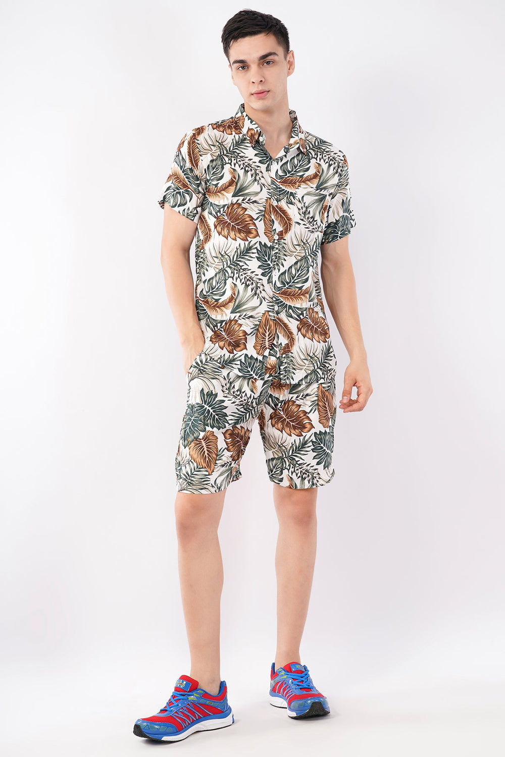 Organic Tropical Co - Ord Set – Eco - Friendly Printed Wear - KakahuOrganic Tropical Co - Ord Set – Eco - Friendly Printed WearKakahuKakahu