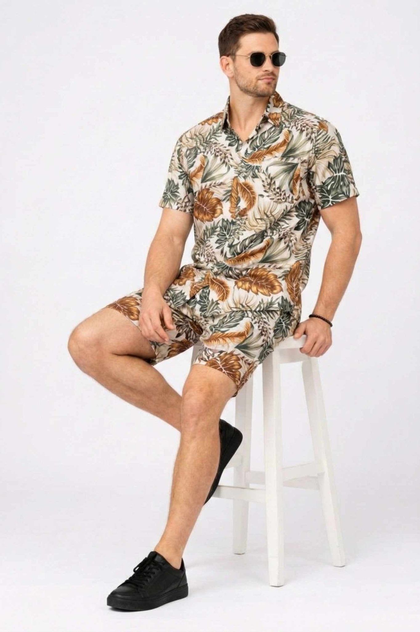Organic Tropical Co - Ord Set – Eco - Friendly Printed Wear - KakahuOrganic Tropical Co - Ord Set – Eco - Friendly Printed WearKakahuKakahu