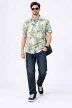 Paradise Palm Tree Print Casual Shirt – Tropical Resort Wear - KakahuParadise Palm Tree Print Casual Shirt – Tropical Resort WearKakahuKakahu