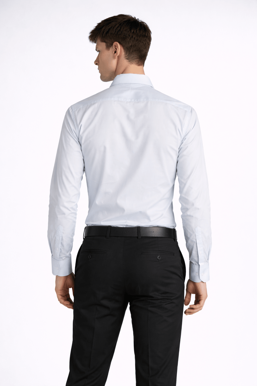 Power blue Giza cotton poplin shirt Premium formal wear - KakahuPower blue Giza cotton poplin shirt Premium formal wearKakahuKakahu