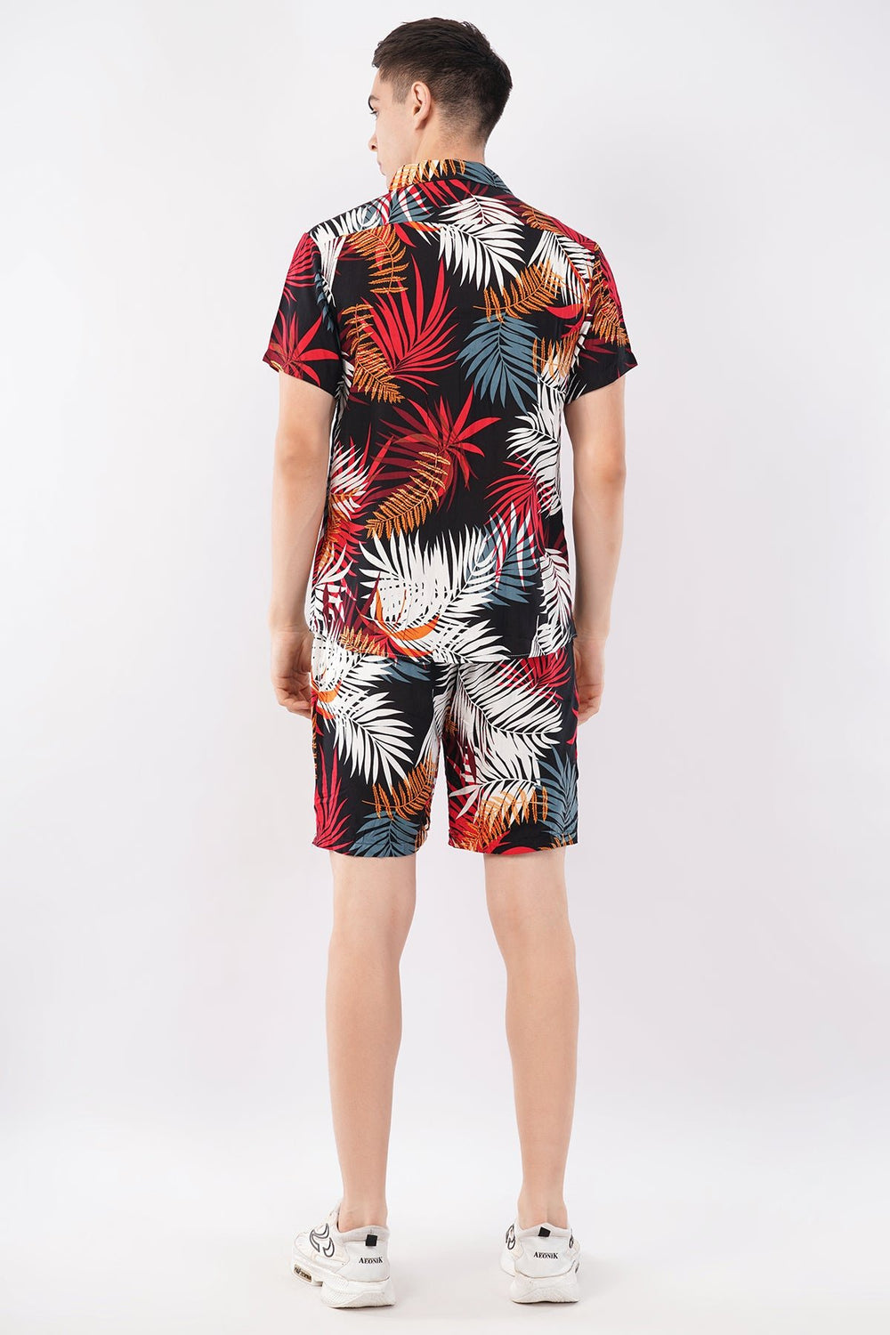 Red Tropical Printed Co - Ord Set – Stylish Summer Wear - KakahuRed Tropical Printed Co - Ord Set – Stylish Summer WearKakahuKakahu