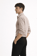 SandCheck Formal Shirt – Classic Checked Office Wear - KakahuSandCheck Formal Shirt – Classic Checked Office WearKakahuKakahu