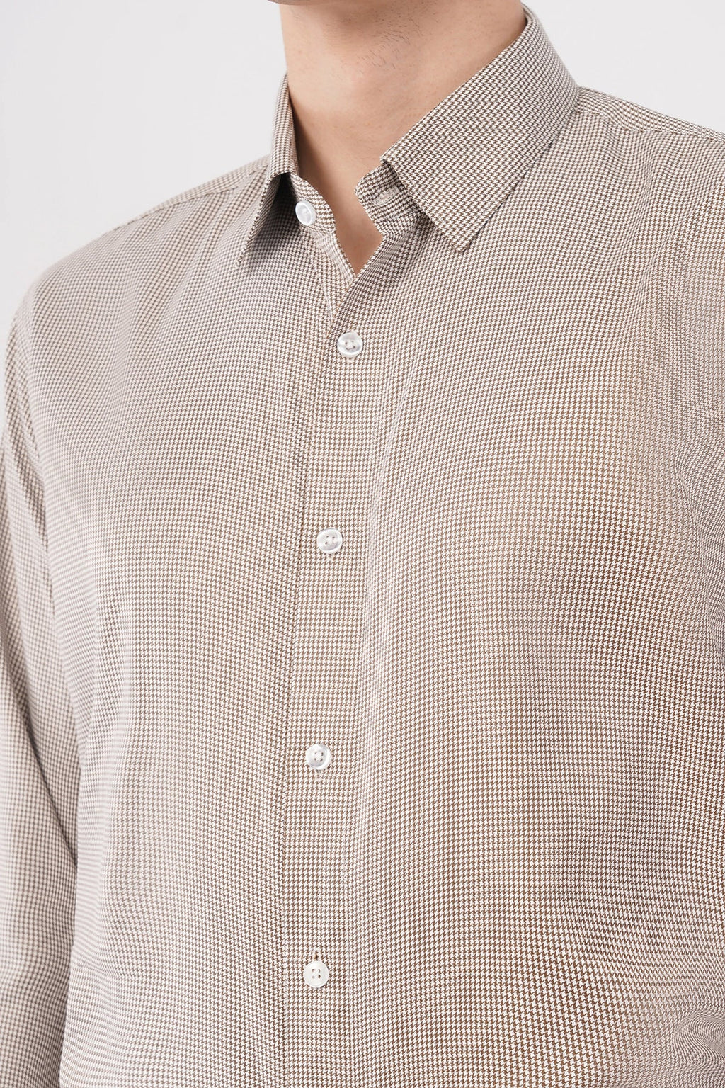 SandCheck Formal Shirt – Classic Checked Office Wear - KakahuSandCheck Formal Shirt – Classic Checked Office WearKakahuKakahu