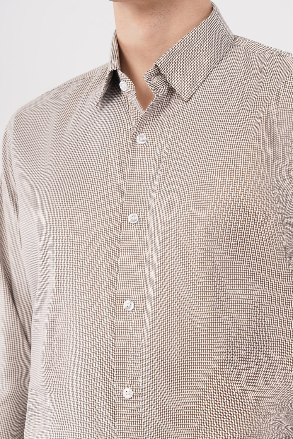 SandCheck Formal Shirt – Classic Checked Office Wear - KakahuSandCheck Formal Shirt – Classic Checked Office WearKakahuKakahu